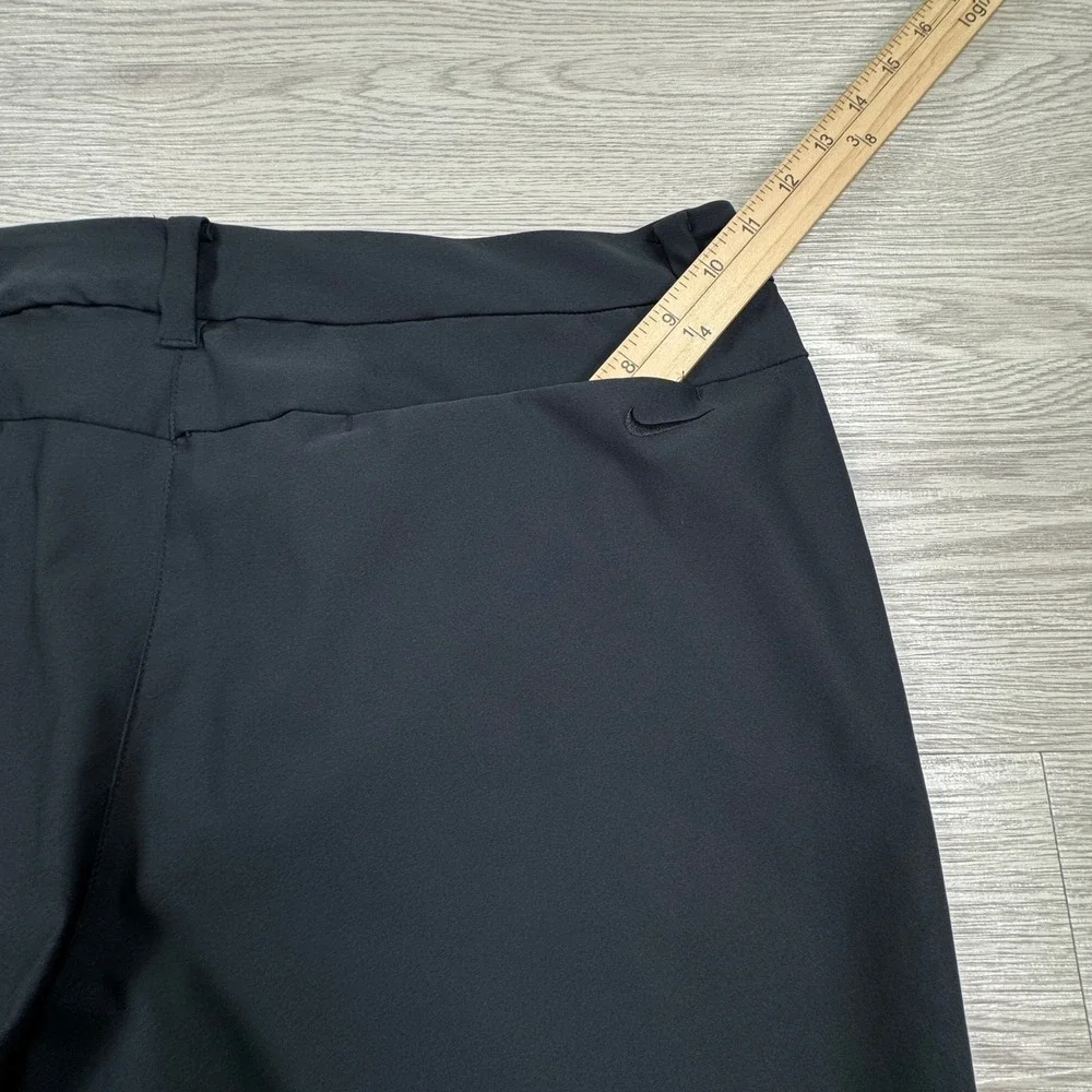 Nike Womens Shorts Dri-FIT Golf Performance Black Size 16 Lightweight Breathable